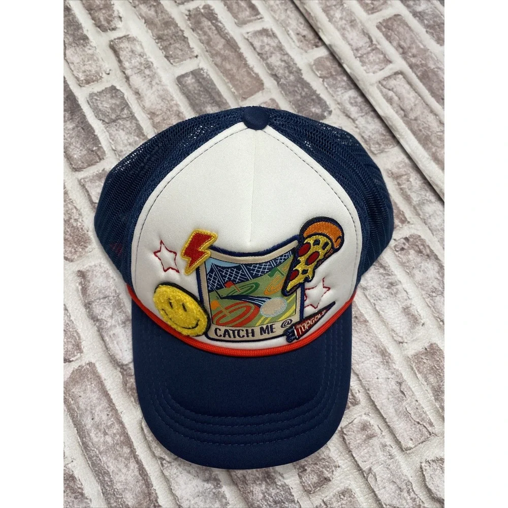 Catch Me At Top Golf Youth  Adjustable Mesh‎ Snapback Hat Cap Trucker Smiley